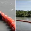 Texas coloca una barrera de boyas en el Río Bravo para bloquear el paso de migrantes irregulares (1)