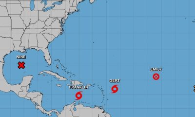 Aparecen tres tormentas tropicales en el océano Atlántico