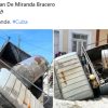 Camión cae en enorme bache de Sagua La Grande “Las calles de Cuba son zonas de guerra”
