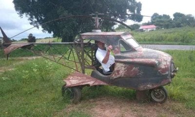 Ingenio cubano en acción residente de Matanzas construye un helicóptero artesanal que puede volar