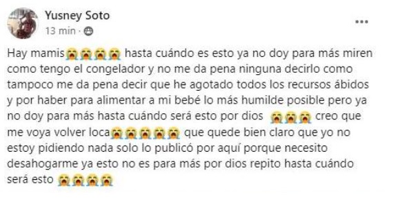 Madre cubana muestra su refrigerador vacío Hasta cuándo será esto, por Dios4