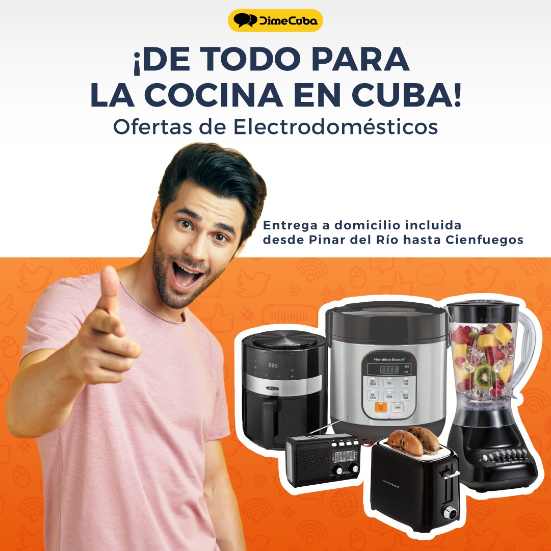Promociones para el envío de electrodomésticos, alimentos y cajas de miscelánea a Cuba