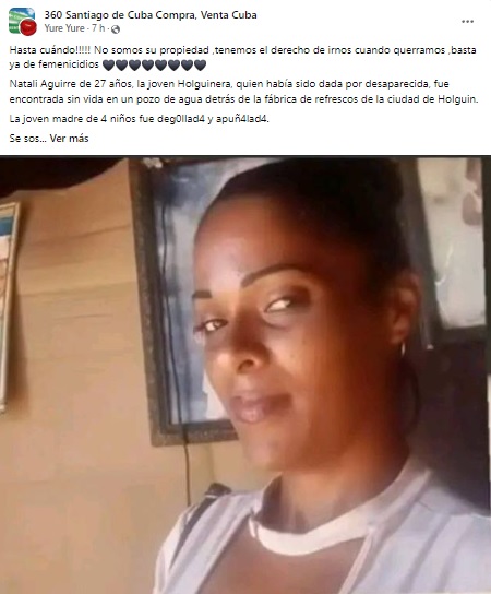 Cuerpo de joven madre desaparecida en Holguín aparece adentro de un pozo3
