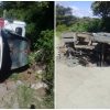 Estudiantes de primaria lesionados tras volcadura de un camión en Palma Soriano