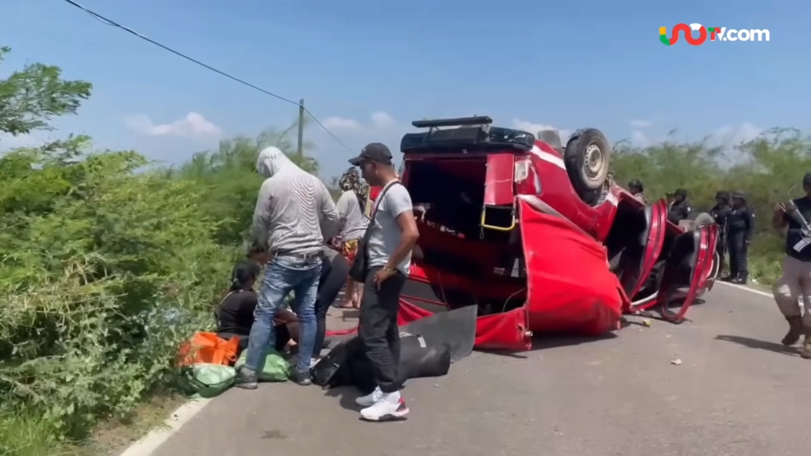 Migrantes cubanos resultan heridos tras accidente vial en México (1)