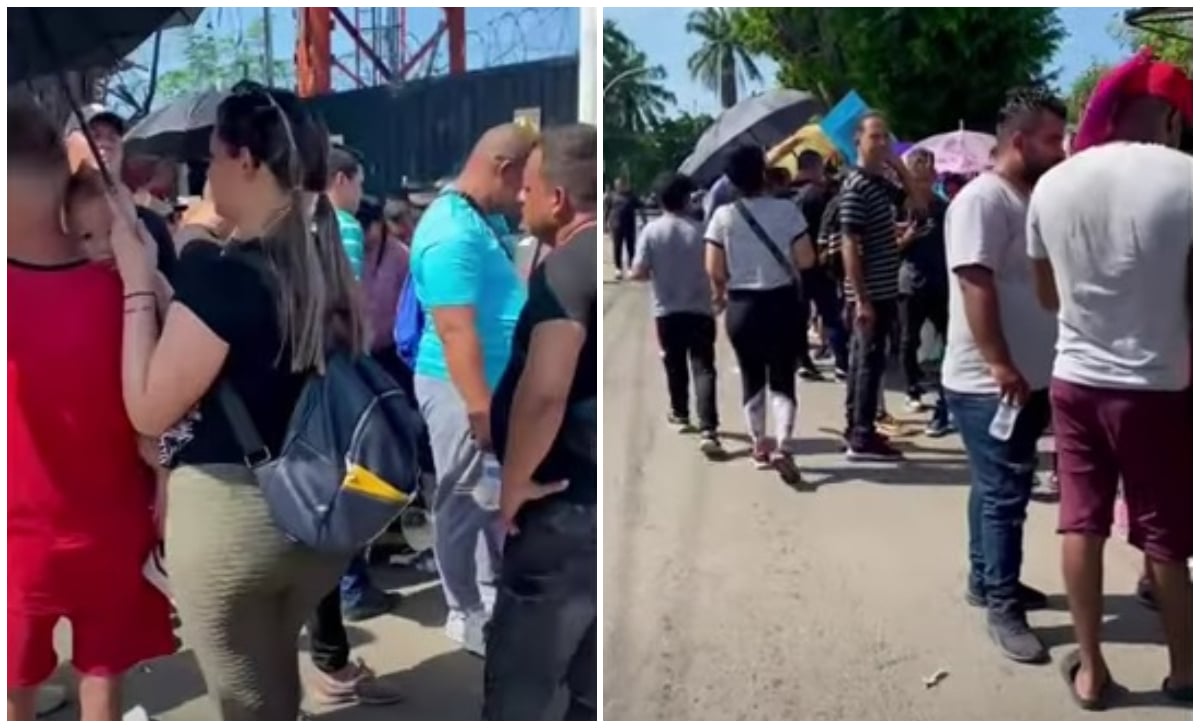 Migrantes cubanos varados en Tapachula formarían una caravana hacia Estados Unidos