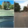 Señalizan bache que antes era una “rotonda cuadrada” en la Villa Panamericana