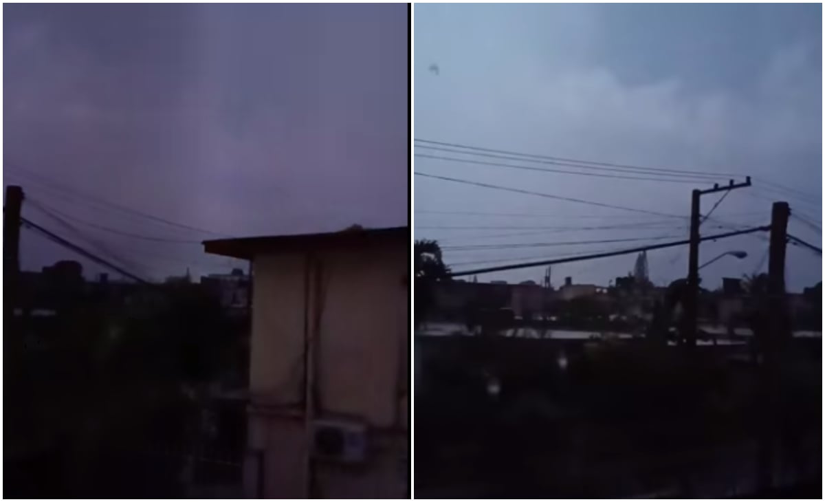 Tormenta con vientos y lluvia en La Habana deja 25 circuitos eléctricos en apagón
