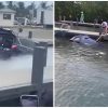 Vehículo se hunde en Pelican Harbor Marina cuando intentaba sacar un bote (1)