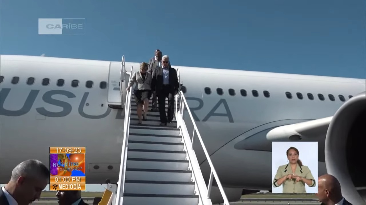 ¿Por qué Díaz-Canel utilizó un avión de Plus Ultra para ir a Nueva York en lugar de su tradicional Conviasa
