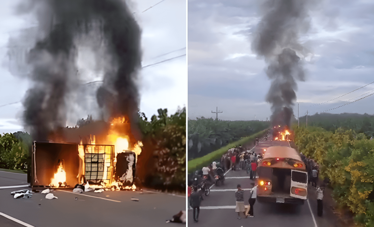 Accidente de migrantes cubanos en Guatemala
