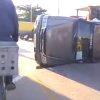 Carro fúnebre vuelca tras chocar con una gacela en Camagüey