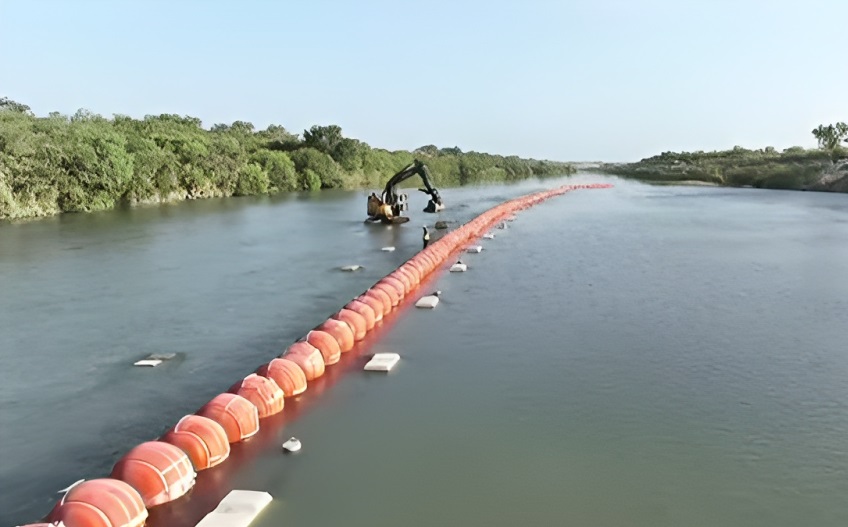 Continúa la disputa legal a causa de la barrera flotante colocada en el Río Bravo por Texas