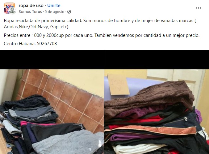 Crisis económica en Cuba ropa de segunda mano en la Isla supera los 1.000 pesos3