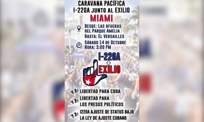 Cubanos con formulario I-220A convocan a caravana pacífica en Miami