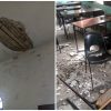 Estudiantes heridos tras colapso parcial del techo en una secundaria de Caibarién