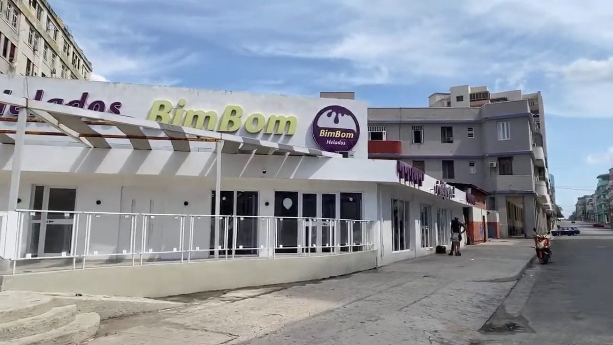 Heladería BimBom en Cuba