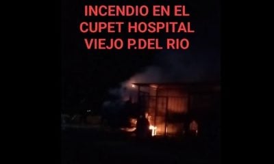 Incendio en Cupet de Pinar del Rio