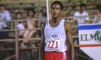 Javier Sotomayor record 2.44 m San Juan