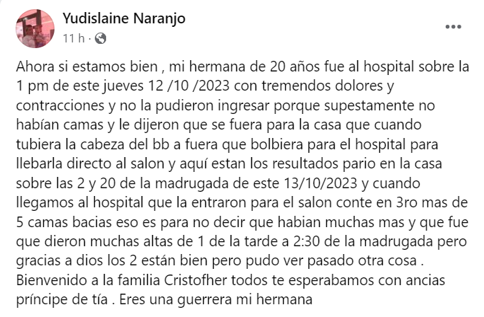Joven cubana da a luz en su propia casa (1)