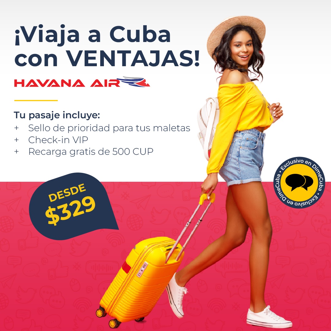Promoción y beneficios exclusivos en vuelos a La Habana, Santa Clara y Holguín