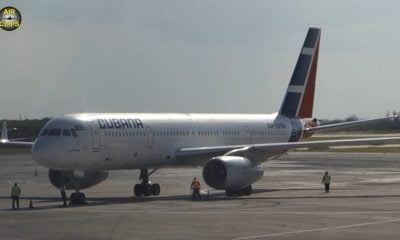 Avión de Cubana reparado durante cuatro años ya vuela en la ruta La Habana – Santiago de Cuba