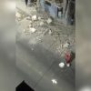 Balcón se desploma por completo en la calle San Lázaro de La Habana