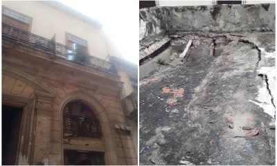 Derrumbe en edificio multifamiliar de La Habana Vieja deja en la calle a 65 cubanos