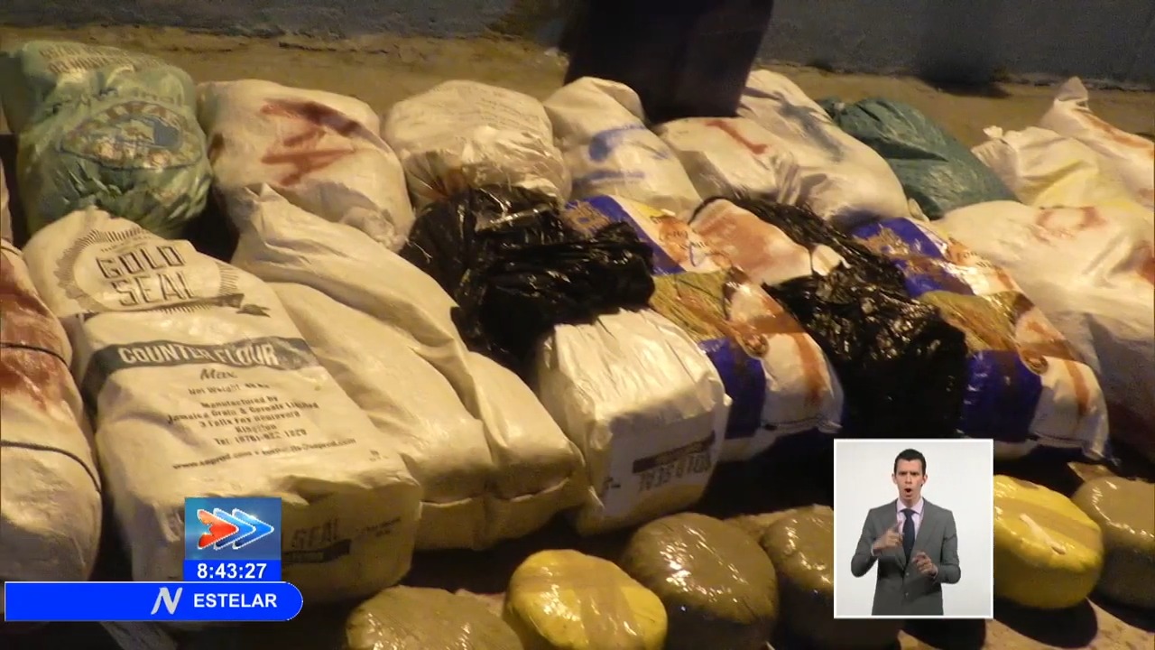 Incautan en Cuba más de dos toneladas de drogas que involucran a 1.213 personas por narcotráfico