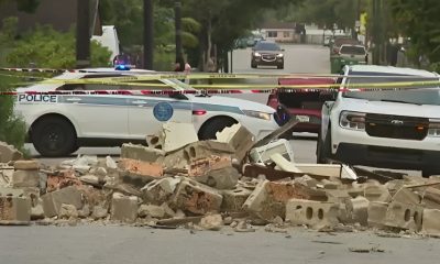 Lluvias provocan el derrumbe de una casa abandonada en La Pequeña Habana (1)