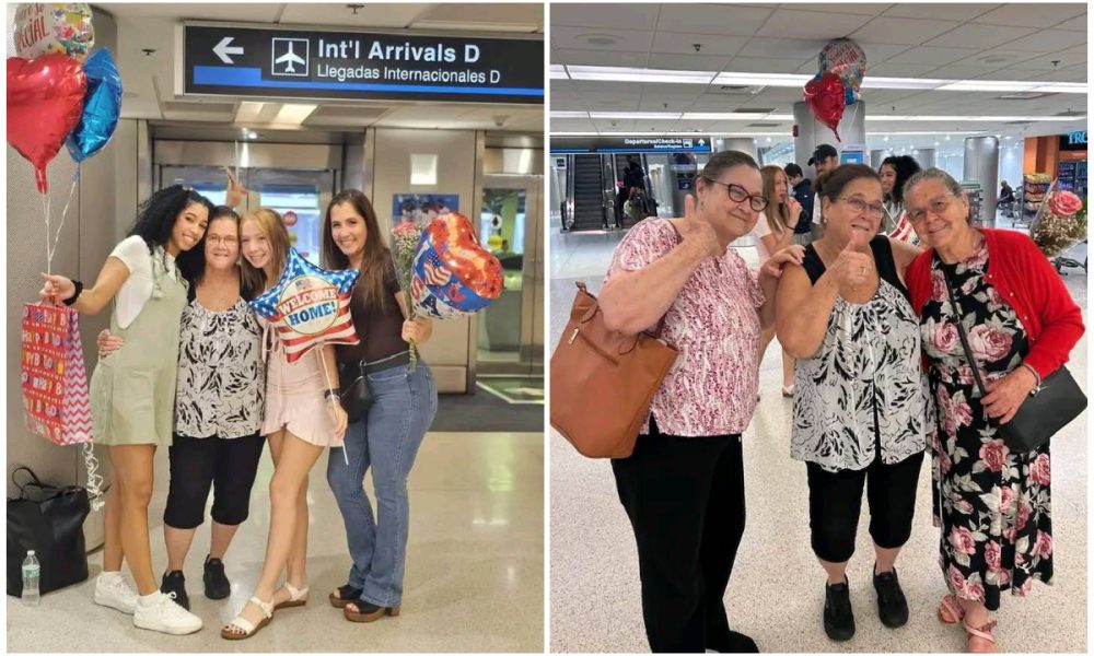 Madre Speranza  Parole Madre cubana, hijas y hermanas llegan a EEUU gracias al parole humanitario