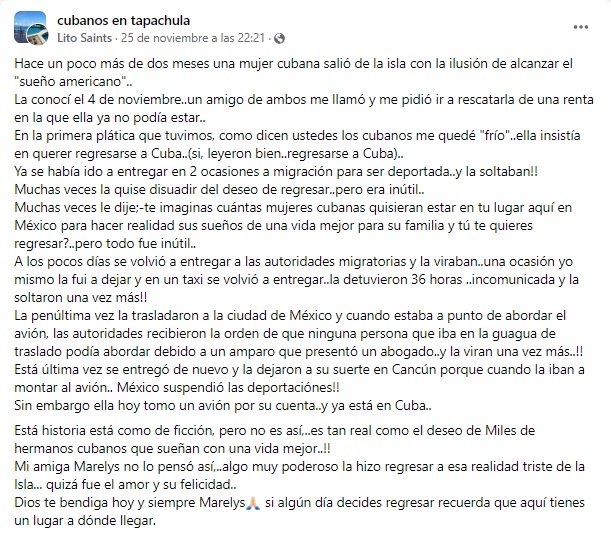 Migrante cubana buscó ser deportada desde México en varias ocasiones 5