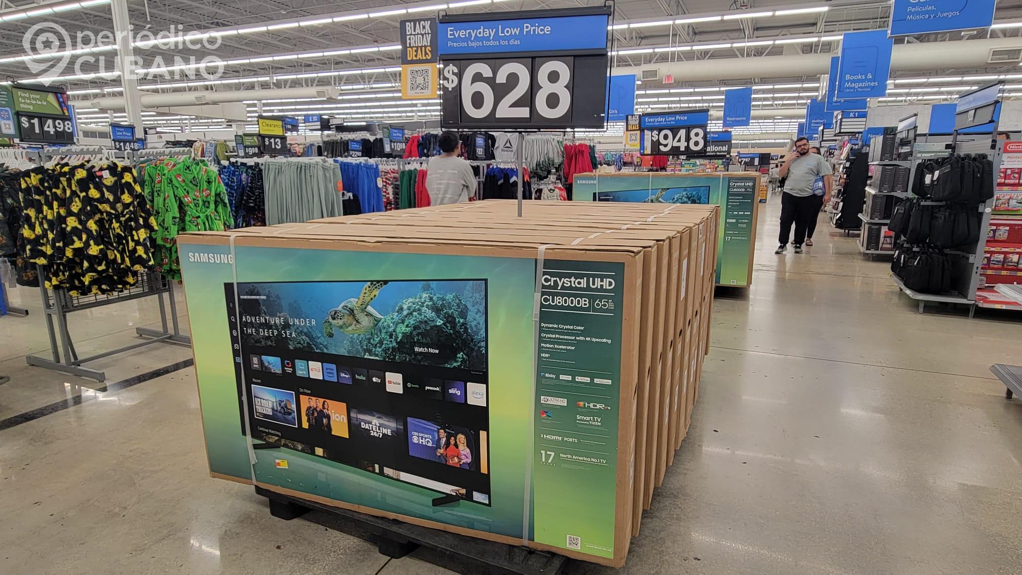 Ofertas del Black Friday Walmart vende TV de 55 plg por menos de 250 dólares (Foto: Periódico Cubano)