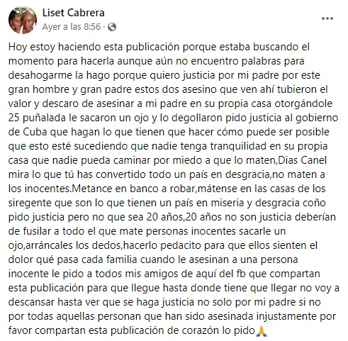 Padre cubano es víctima de homicidio en la provincia de Santiago de Cuba9