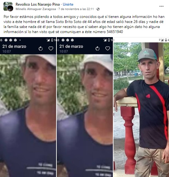 Piden ayuda para localizar a cubano desaparecido en Ciego de Ávila 7