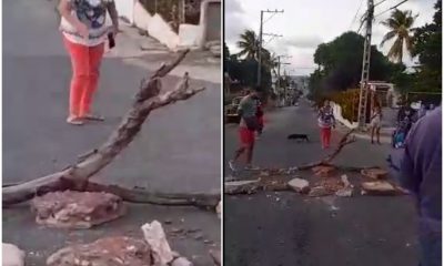 Vecinos de Cojímar cierran calles con barricada para exigir respuesta del régimen