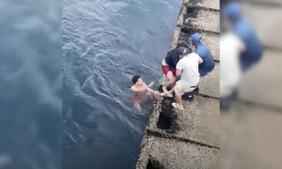 Adolescente de 17 años arriesga su vida para salvar a una mujer a punto de ahogarse (1)