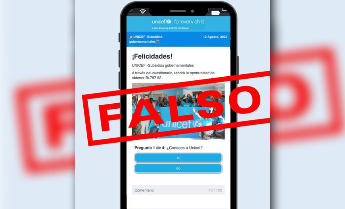 Alertan a cubanos en redes sociales sobre una estafa en nombre de UNICEF