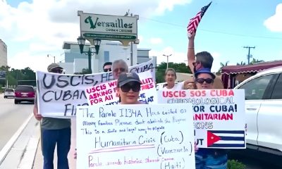 Cubanos en Miami protestan a favor del programa de parole humanitario 11