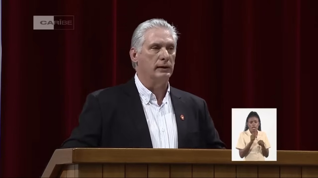 Discurso de Díaz-Canel dedica más del 25% del tiempo al “bloqueo de EEUU”