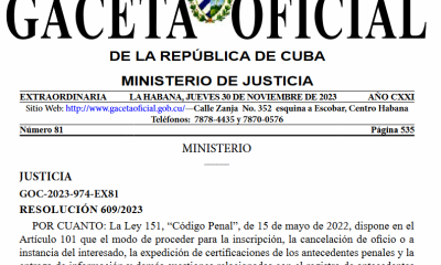 Gaceta Oficial extiende la validez de las Certificaciones de Antecedentes Penales