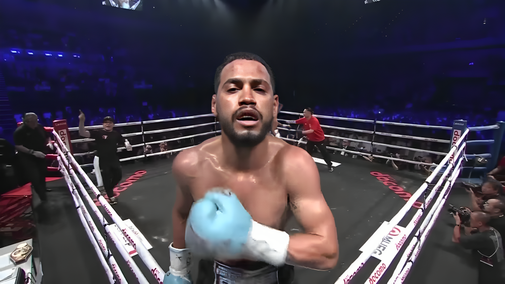 Gente de Zona en el ring con el boxeador Robeisy Ramírez