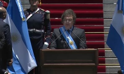 Javier Milei asume como presidente de Argentina