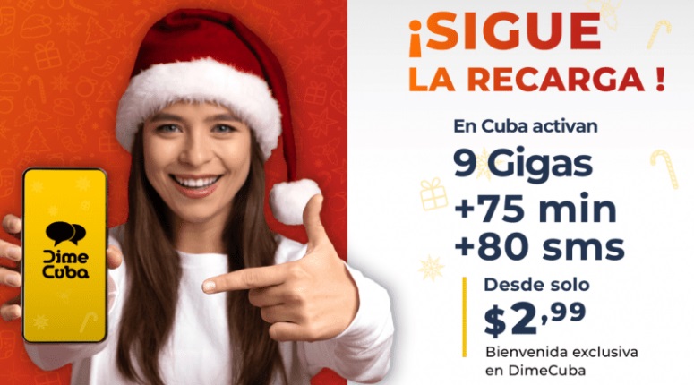 Oferta limitada de recarga de 500 CUP por tan solo 2.99 dólares