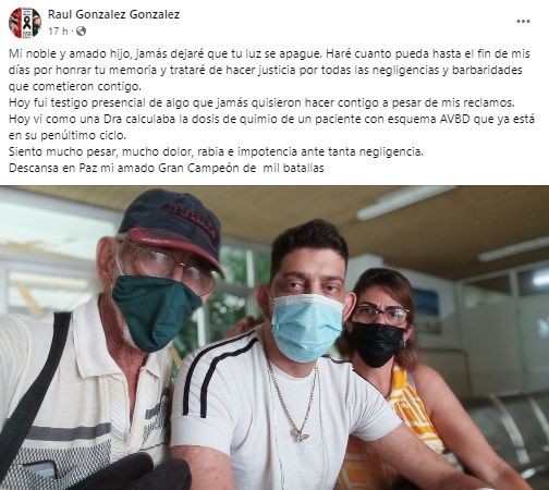 Padre denuncia la muerte de su hijo a causa de una negligencia en Santiago de Cuba 4