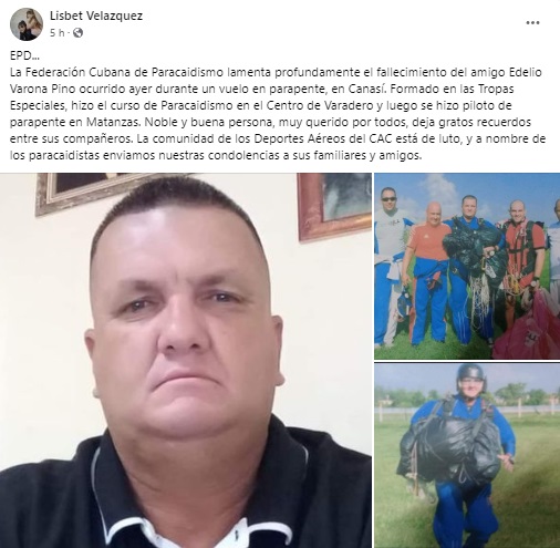 Paracaidista cubano muerte cuando realizaba un vuelo en parapente sobre Mayabeque4
