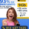 Promoción para hoy aprovecha un plan móvil de 1.95 dólares para llamadas a Cuba