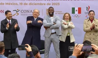 Randy Arozarena y la curiosa escena con el presidente de México en entrega del Premio Nacional del Deporte