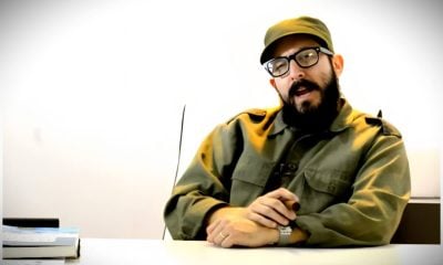 Ricardo Becerra como Fidel Castro. (Captura de pantalla © La Cocina FilmS- YouTube)