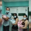 Trillizos cubanos de Ciego de Ávila dejan el hospital tras cumplir dos meses de vida